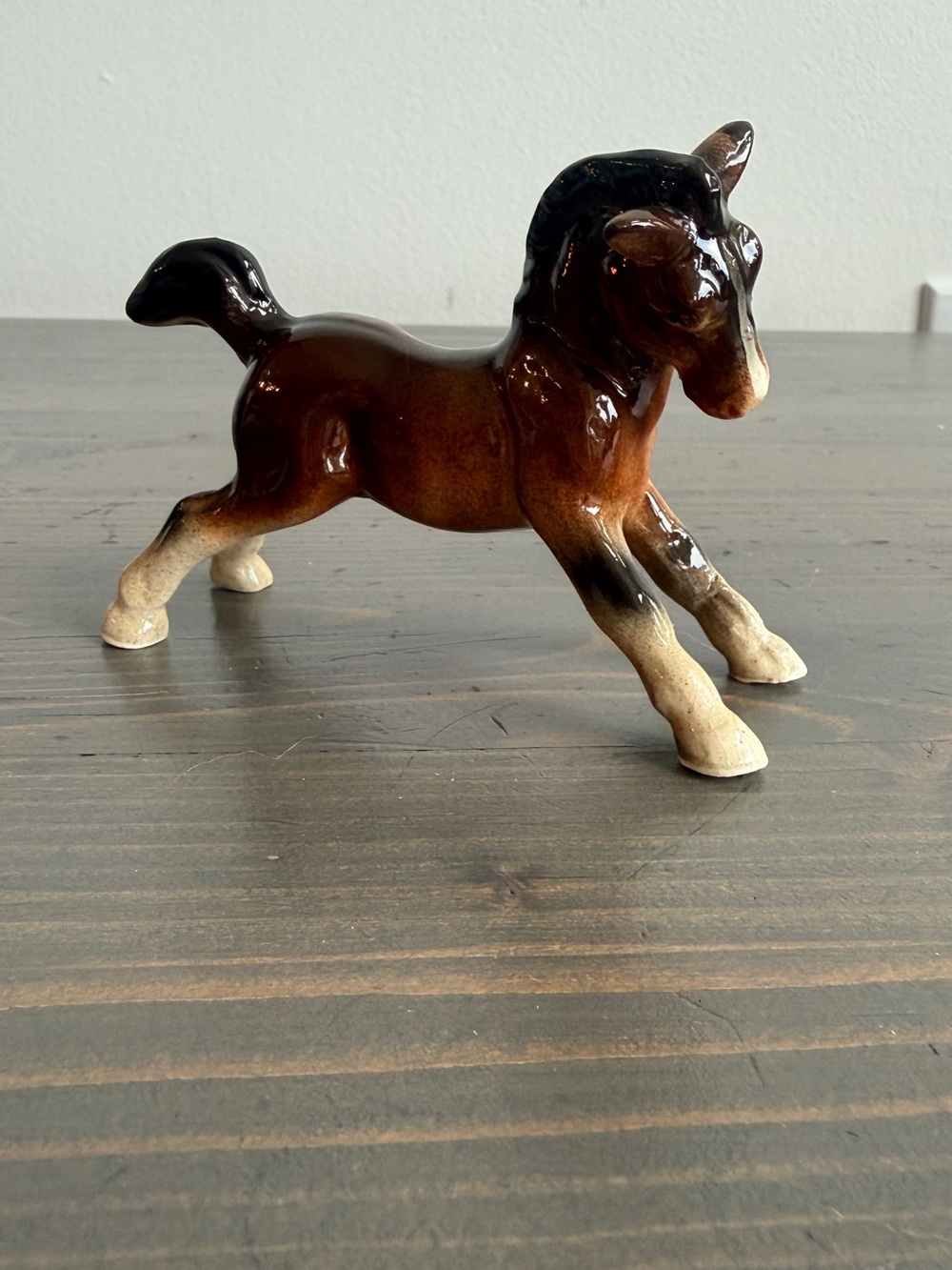 Vintage ceramic horse